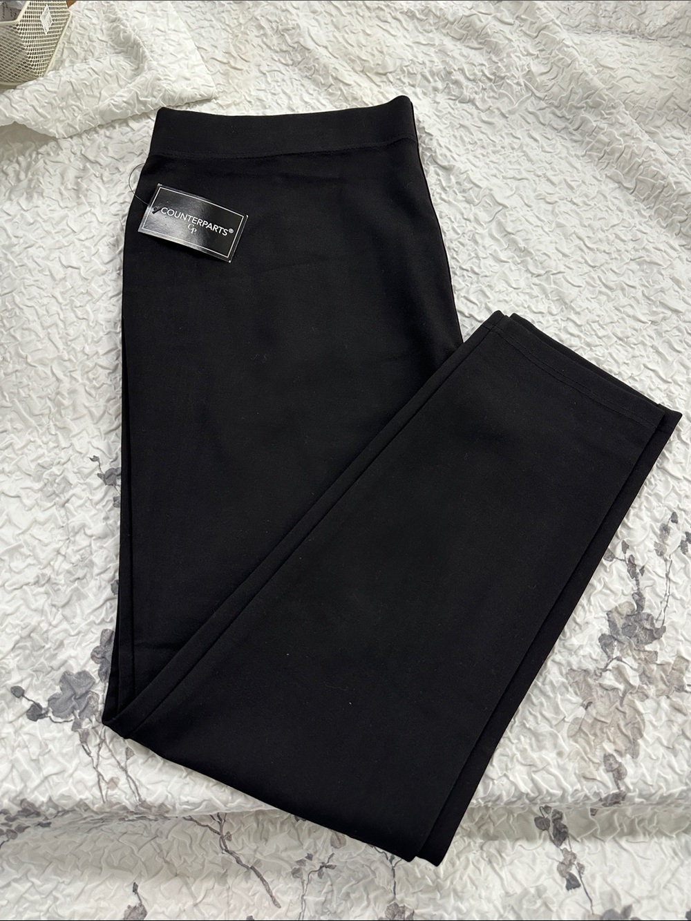 Counterparts Black Slim Ponte Trousers